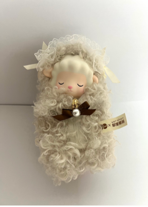 Adorable Sheep Squishy Toy Keychain Charms (Molynk and Yer Shari)