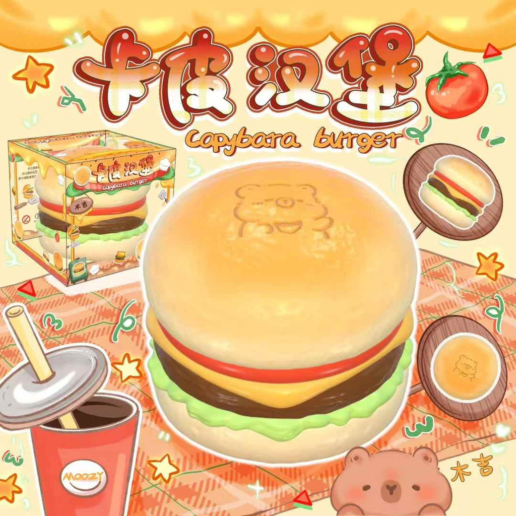 Capybara Burger Squishy (Moozy)