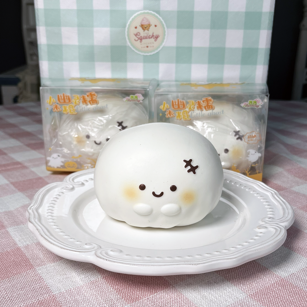 Little Ghost Rice Cake Squishy (ChaCha)
