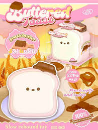 Buttered Toast Squishy (Zoey)