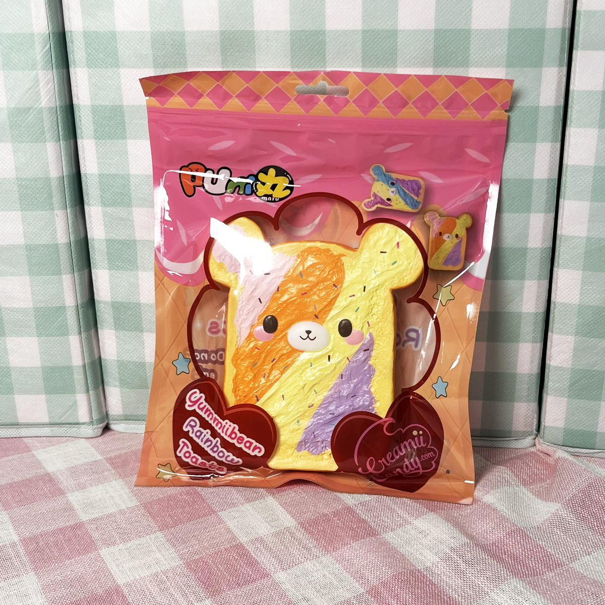 Yummiibear Rainbow Toast Squishy (creamiicandy and Puni Maru)